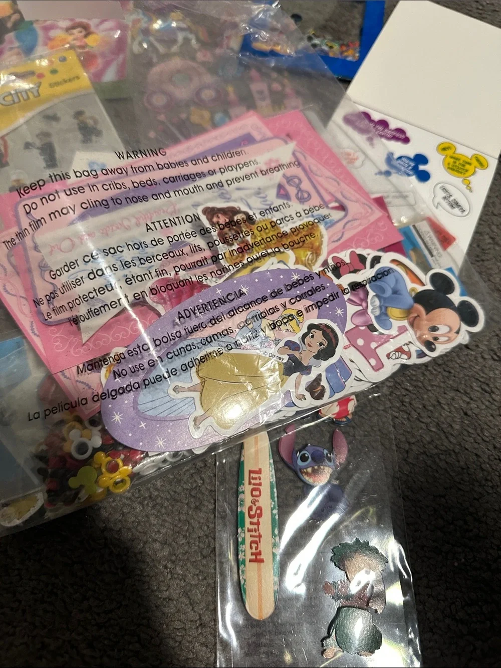 Disney Sticker Sheets, Disney scrapbooking stickers